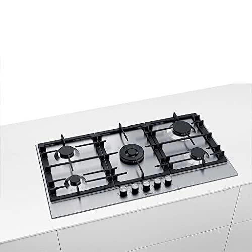 Bosch Serie | 6 Gas hob 90 cm, Stainless Steel 5 Burner (Built in) Gas Hob PCQ9B5O90I