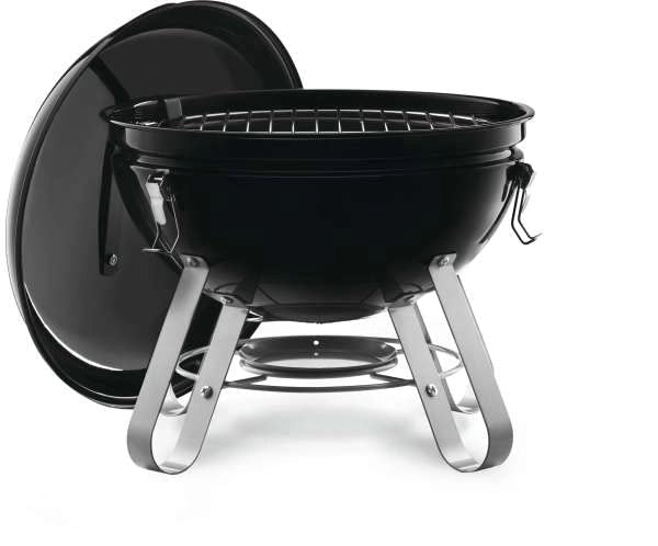 Napoleon 14 - INCH Portable Charcoal Grill - Black, (NK14K-LEG)