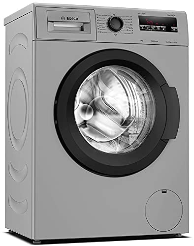 Bosch 6 kg 5 Star Fully Automatic Front Loading Washing Machine with In - built Heater (WLJ2016TIN, Luxe Silver )