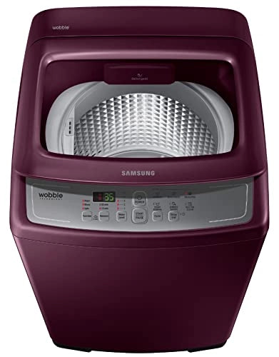 Samsung 7.5 Kg Fully-Automatic Top Loading Washing Machine (WA75A4022FF/TL, Plum, Wobble technology)