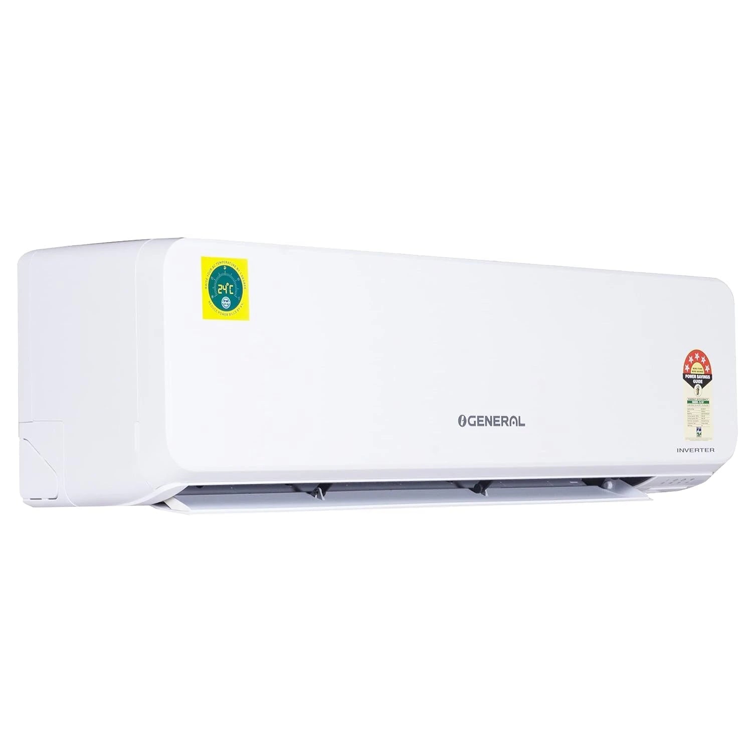 O-General 1.5T 5 Star Inverter Split AC - White (ASGG18CGTB-B, Copper Condenser)