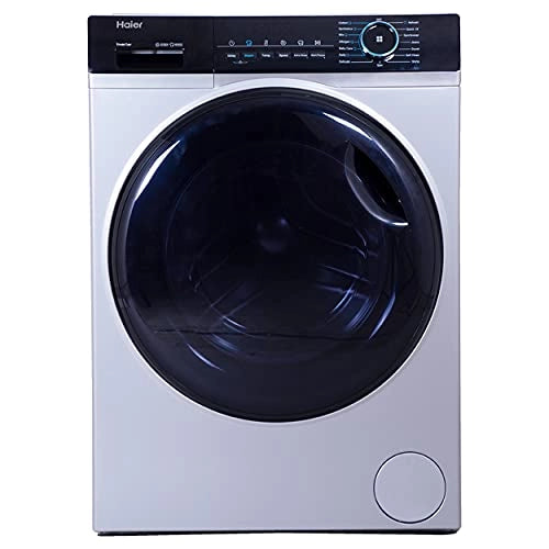 Haier 7 kg Inverter Motor Fully-Automatic Front Loading Washing Machine, Super Drum 1200 RPM (HW70-IM12929CS3, Heater)