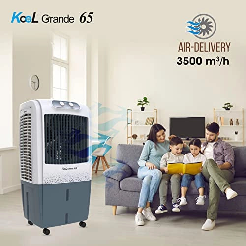 Havells Kool Grande 65 Litres Desert Air Cooler with Odour Free 3 Side Honey Comb Pads
