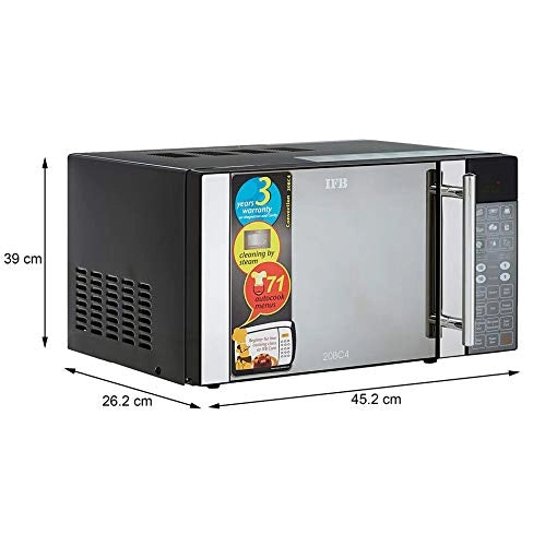 IFB 20 L கன்வெக்ஷன் மைக்ரோவேவ் ஓவன் (20BC4, கருப்பு)