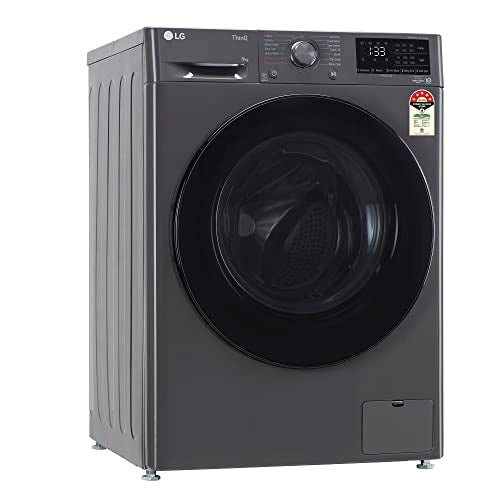 LG 8 Kg 5 Star Inverter Wi-Fi Fully-Automatic Front Loading Washing Machine with Heater (FHP1208Z5M, Middle Black)