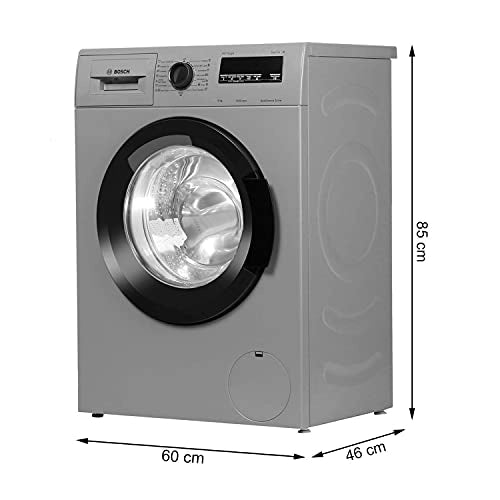 Bosch 6 kg 5 Star Fully Automatic Front Loading Washing Machine with In - built Heater (WLJ2016TIN, Luxe Silver )