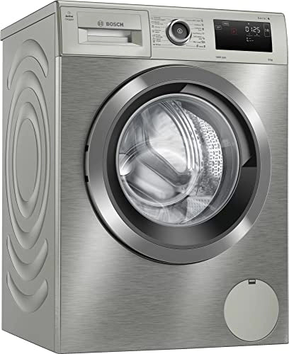 Bosch Active Oxygen 9KG 1400 RPM Inverter Fully Automatic Front Loading Washing Machine With Heater (WAU28Q9SIN,Silver)