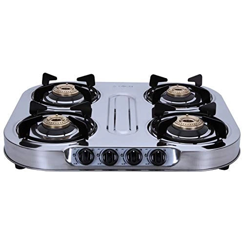 Elica 4 Burner Stainless Steel Gas Stove (INOX 604 SS) Manual