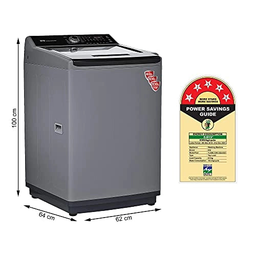 IFB 8.5 Kg Fully-Automatic Top Loading Washing Machine (TL-SSBL AQUA, Sparkle Silver,In-Built Heater,4D Wash Technology)