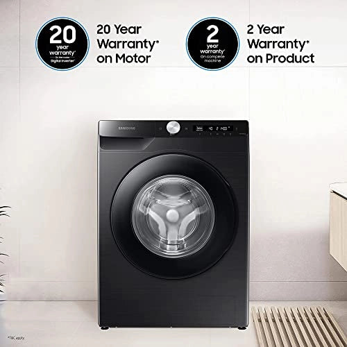 Samsung 8 Kg 5 Star AI Control & Wi-Fi, Fully-Automatic Front Loading Washing Machine (WW80T504DAB1TL, Digital Inverter)