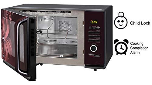 LG 32 L Convection Microwave Oven (MC3286BRUM, Black, With Starter Kit)