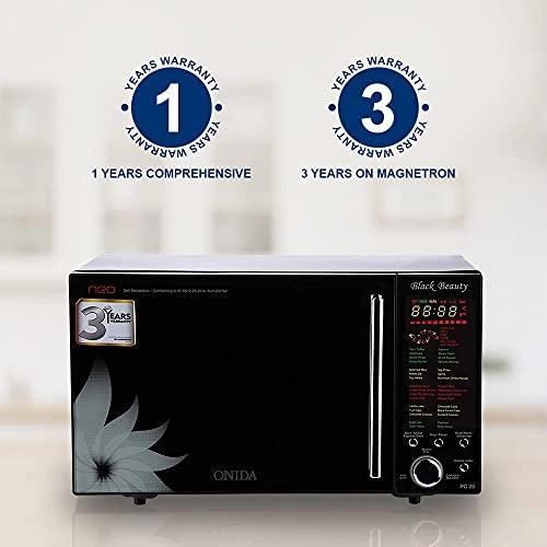 Onida 23 L Convection Microwave Oven (MO23CJS11BN, Black)