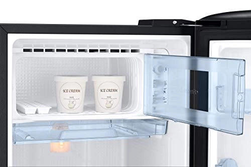 Samsung 192 L 3 Star inverter Direct Cool Single Door Refrigerator (RR20A282YCB/NL, Camellia Black, Base stand drawer)
