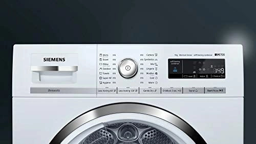 Siemens 9 kg Front Loading Tumble Dryer with Heat Pump (WT45W460IN, White)