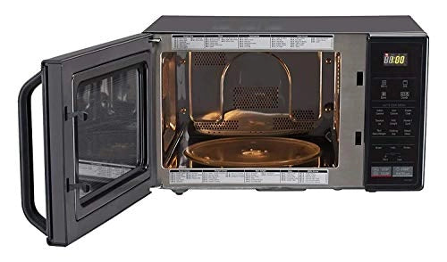 LG 21 L Convection Microwave Oven (MC2146BG, Glossy Black, With Starter Kit)