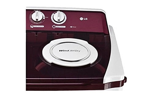 LG P1515R3SA செமி-ஆட்டோமேட்டிக் டாப்-லோடிங் வாஷிங் மெஷின் (9.5 கி.கி, பர்கண்டி)