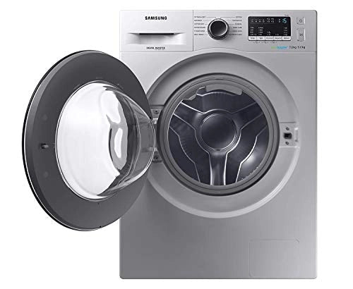 Samsung 7.0 kg / 5.0 kg Inverter Fully-Automatic Washer Dryer (WD70M4443JS/TL, Silver)