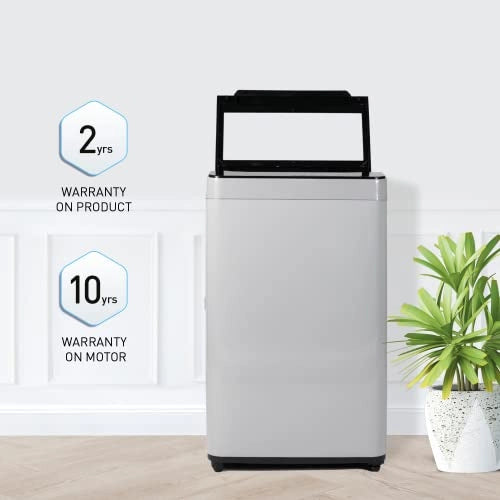 Panasonic 7 Kg 5 Star Fully-Automatic Top Loading Washing Machine (NA-F70LF2MRB, Light Grey, 12 Wash Program)