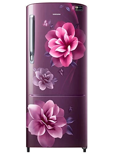 Samsung 192 L 3 Star inverter Direct Cool Single Door Refrigerator (RR20A272YCR/NL, Camellia Purple)