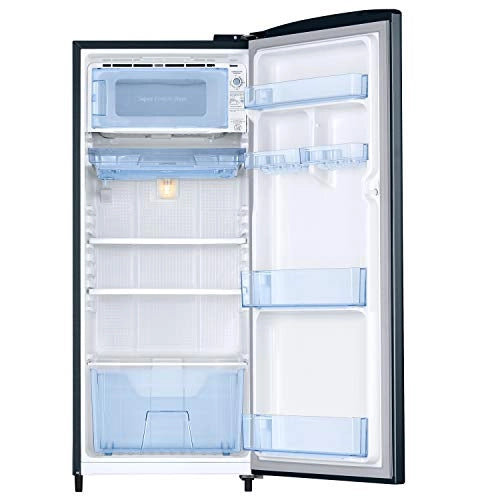 Samsung 192 L 2 Star Direct Cool Single Door Refrigerator (RR20A271BU8/NL, SAFFRON BLUE)