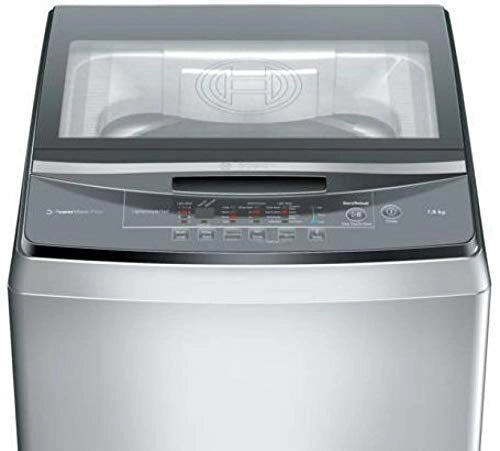 Bosch 7.5 kg Fully Automatic Top Load Washing Machine (WOA752S0IN, Silver)