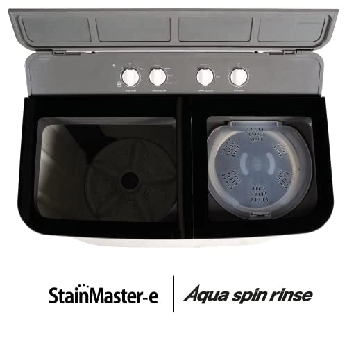Panasonic 10 kg 5 Star Semi-Automatic Glass Lid Top Loading Washing Machine with Powerful Motor (NA-W100H6HRB, Grey)