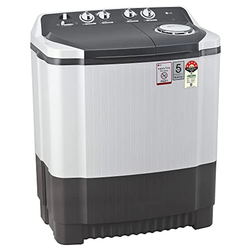 LG 7 Kg 5 Star Semi-Automatic Top Loading Washing Machine (P7020NGAZ, Dark Gray, Wind Jet Dry)