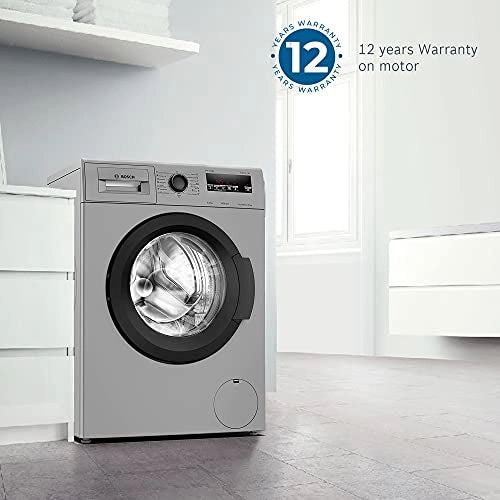 Bosch 6.5 kg 5 Star Inverter Fully Automatic Front Load (WLJ2026DIN, Lux Silver, Inbuilt Heater)