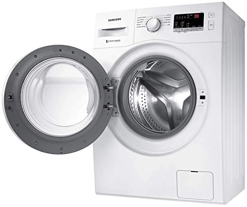 Samsung 6.0 Kg Inverter 5 star Fully-Automatic Front Loading Washing Machine (WW61R20GLMW/TL, White, Hygiene steam)