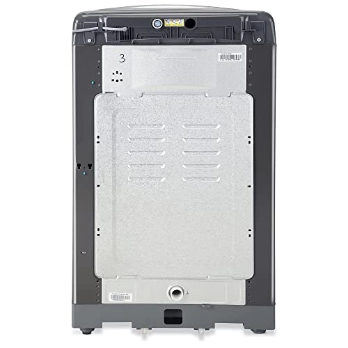 LG 10Kg 5 Star Smart Inverter Fully-Automatic Top Load Washing Machine (T10SJMB1Z, Middle Black, TurboDrum | Jet Spray+)