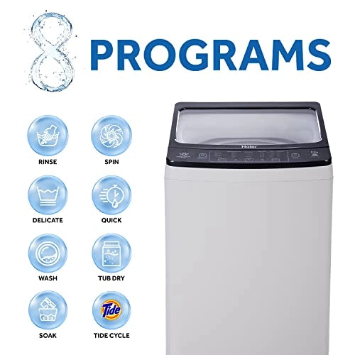 Haier HWM65-826NZP 6.5Kg Top Load Fully-Automatic Washing Machine, Moonlight Grey