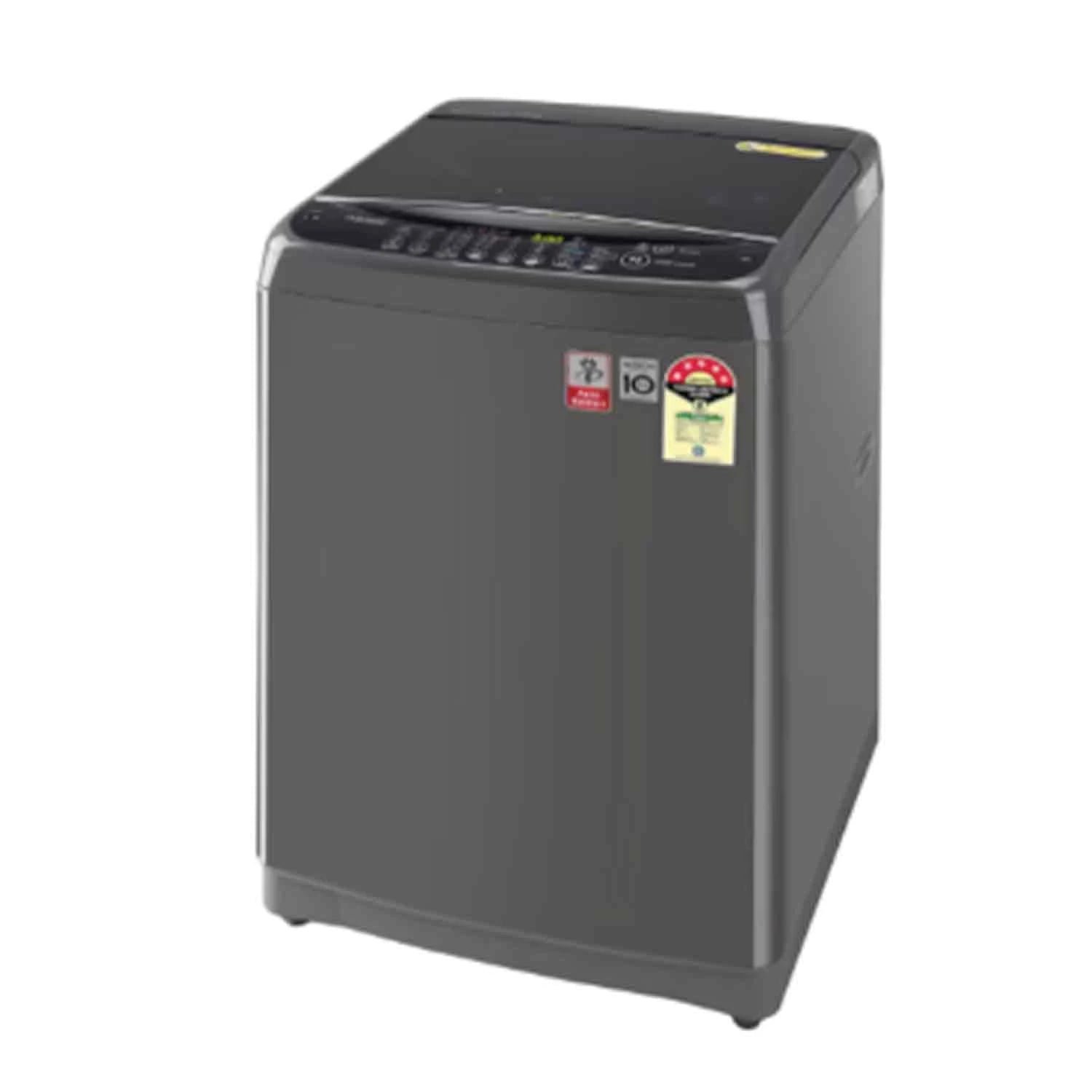 LG 7 Kg 5 Star Inverter TurboDrum Fully Automatic Top Loading Washing Machine (T70AJMB1Z, Jet Spray+, Smart Closing Door, Middle Black)