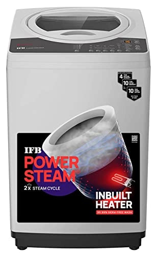 IFB 6.5 KG Fully-Automatic Top Load Washing Machine (TL-RPSS 6.5KG AQUA,Silver)