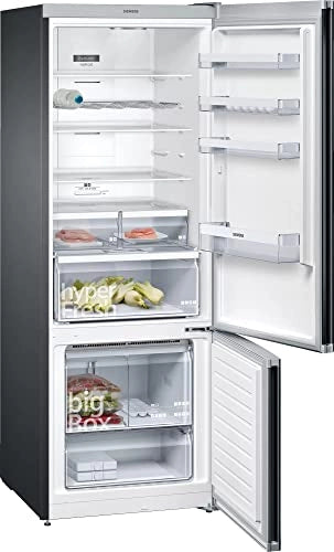 Siemens 559 Litre Double Door Refrigerator (KG56NXX40I, Black)