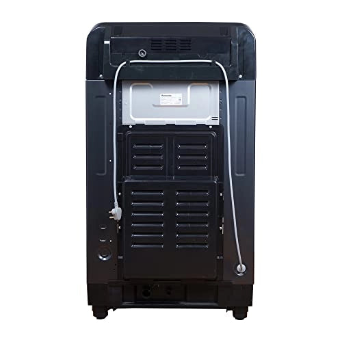 Panasonic 13.5 Kg 5 Star Built-in Heater Fully-Automatic Top Loading Washing Machine (NA-FD135V1BB, Black Silver)