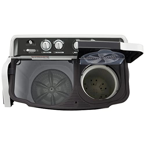 LG 7 Kg 5 Star Semi-Automatic Top Loading Washing Machine (P7020NGAZ, Dark Gray, Wind Jet Dry)