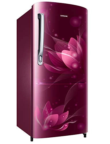 Samsung 192 L 2 Star Direct Cool Single Door Refrigerator (RR20A271BR8/NL, SAFFRON RED)
