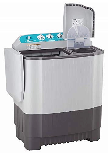 எல்ஜி 6 கிலோ செமி-ஆட்டோமேட்டிக் டாப் லோடிங் வாஷிங் மெஷின் (P6001RG, டார்க் கிரே, ரோலர் ஜெட் பல்சேட்டர்)