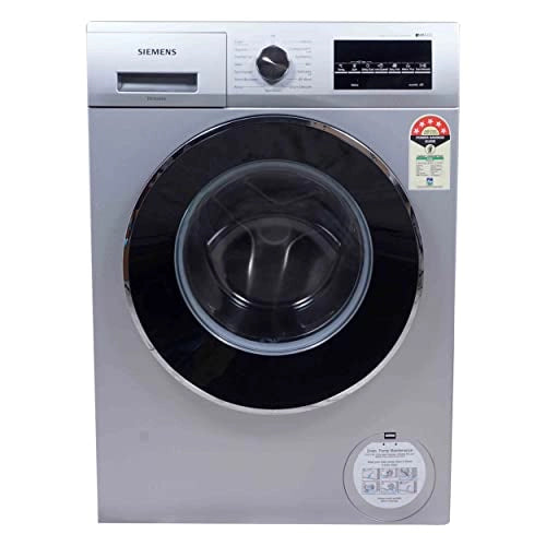 Siemens 7.5 kg Fully-Automatic Front Loading iQ500 Washing Machine (WM14J46IIN, Silver)