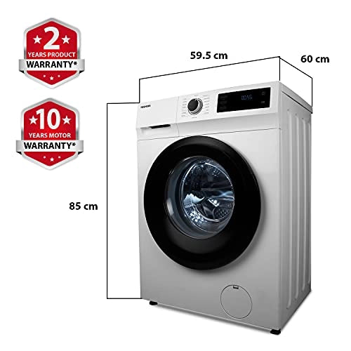 TOSHIBA 7 Kg Fully Automatic Front Loading Washing Machine (J80S2-IND,White)