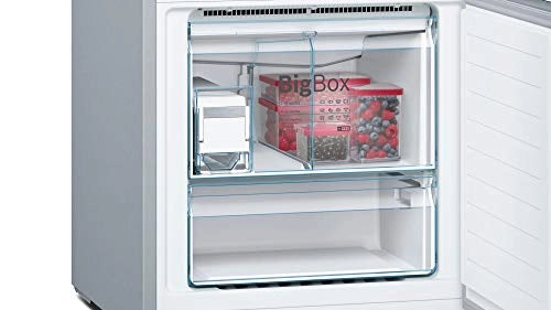 Bosch 559 L 2 Star Inverter Frost Free Double Door Refrigerator (Series 6 KGN56LB41I, Black, Bottom Freezer)
