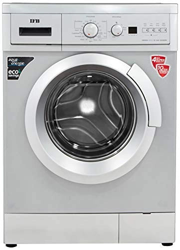 IFB 6 Kg Fully-Automatic Front Loading Washing Machine (Serena Aqua SX LDT 6.0kg 1000RPM, Silver, Inbuilt Heater, Aqua Energie water softener)