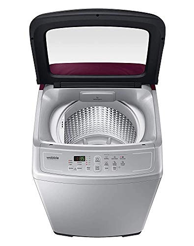 Samsung 7.5 kg Fully-Automatic Top Loading Washing Machine (WA75A4022FS/TL, Imperial Silver, Wobble Technology)