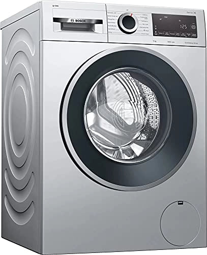 Bosch 9 kg Inverter Fully-Automatic Front Loading Washing Machine (WGA244ASIN, 1400RPM, Silver)