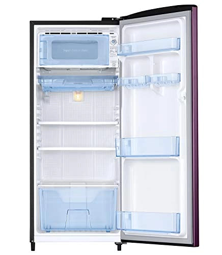 Samsung 192 L 3 Star inverter Direct Cool Single Door Refrigerator (RR20A272YCR/NL, Camellia Purple)