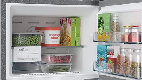 Bosch 263L 3 Star Inverter Frost Free Double Door Refrigerator (CTC27S03EI, Sparkly Steel, Varioinverter)