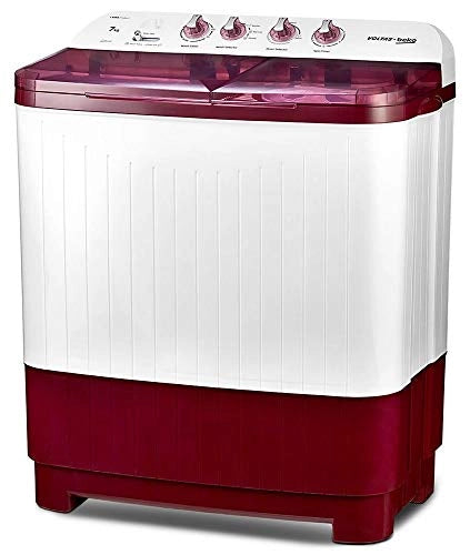 Voltas Beko 7 kg Semi-Automatic Top Loading Washing Machine (WTT70DBRT,Burgundy) 2020