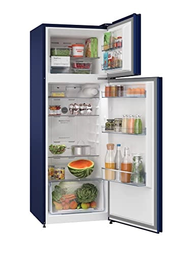 Bosch 290L 3 Star Inverter Frost Free Double Door Refrigerator (CTC29BT3NI, Egyptian Blue, Varioinverter)