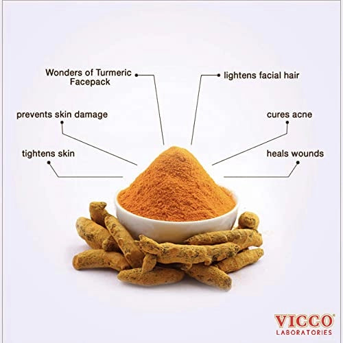 Vicco Turmeric Skin Cream With Turmeric and Sandalwood Oil For Healthy and Clear Skin 70 gm, (Pack of 3)