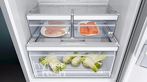 Siemens 559 Litre Double Door Refrigerator (KG56NXX40I, Black)